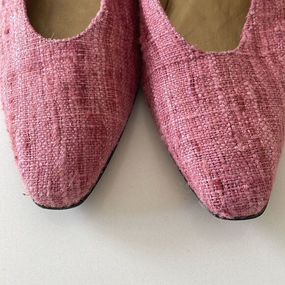 Stuart Weitzman Vintage Tweed Shoes - Picture 5 of 8